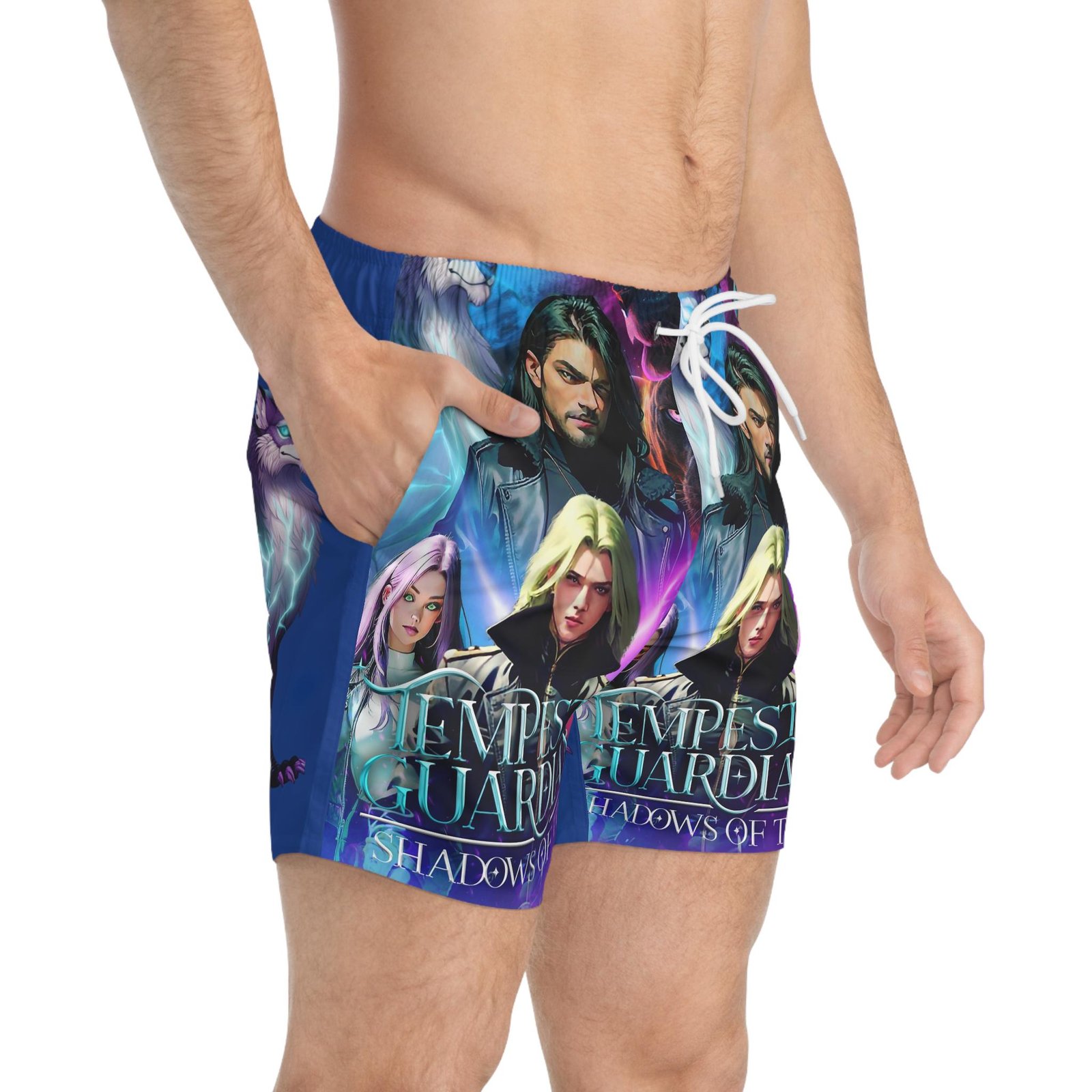Tempest Guardian Swim Trunks (AOP) - Image 4