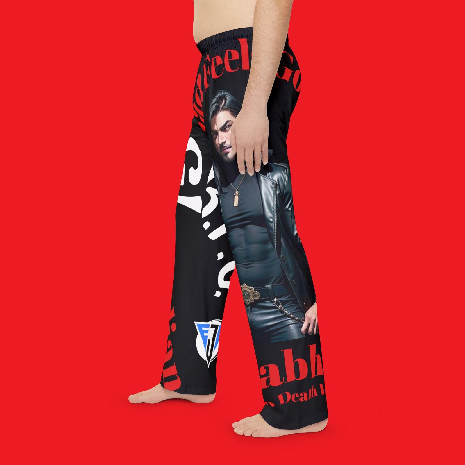 Kalabhiti bad feel's Good Men's Pajama Pants with Graphic Design, Comfortable Sleepwear, Relaxation Pants, Lounging, Gift Nightwear - Image 5