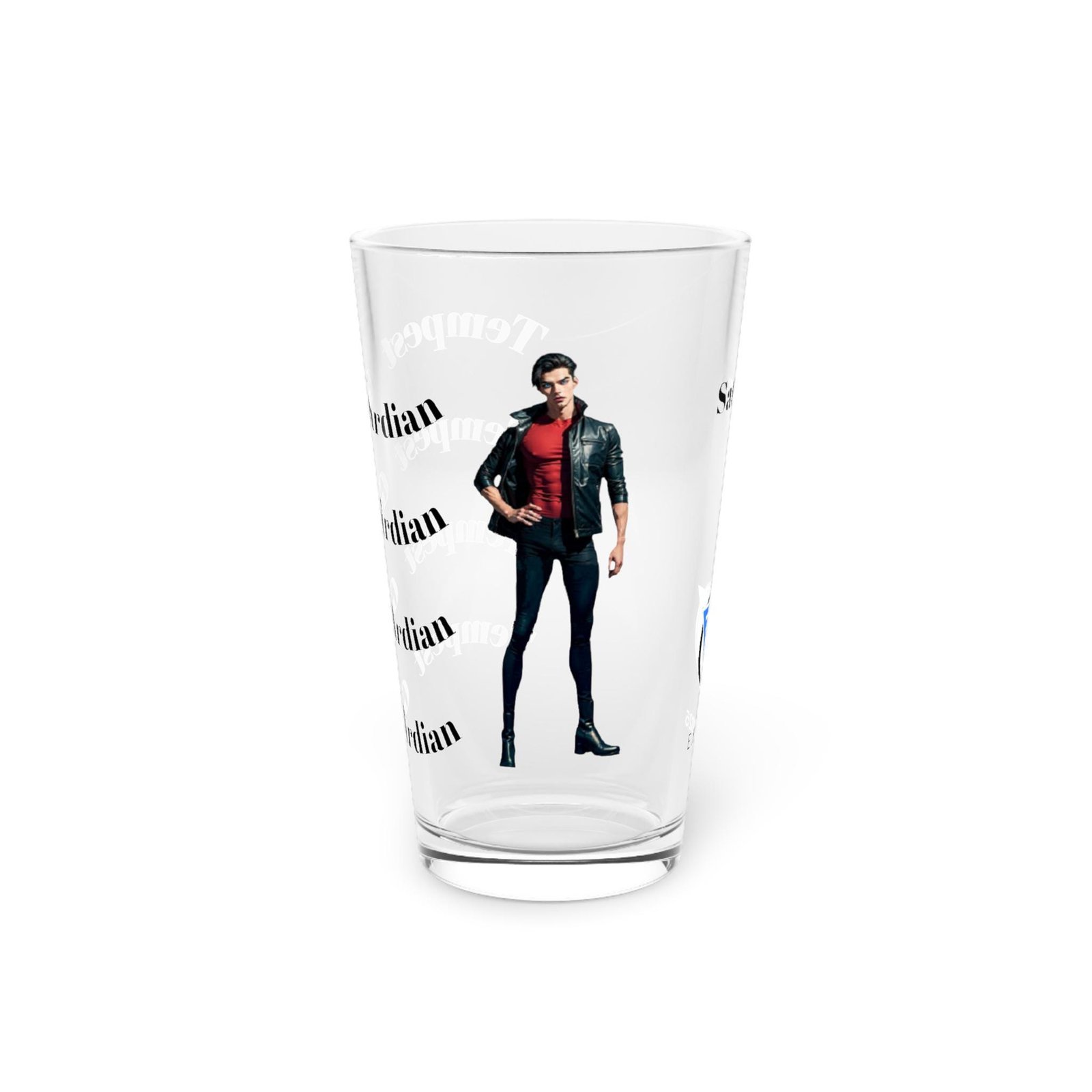 Sataro's Pint Glass for Fans, Unique Beer Glass, Gift for Him, Collectible Glassware, Superhero Drinkware, Party Favor - Image 2
