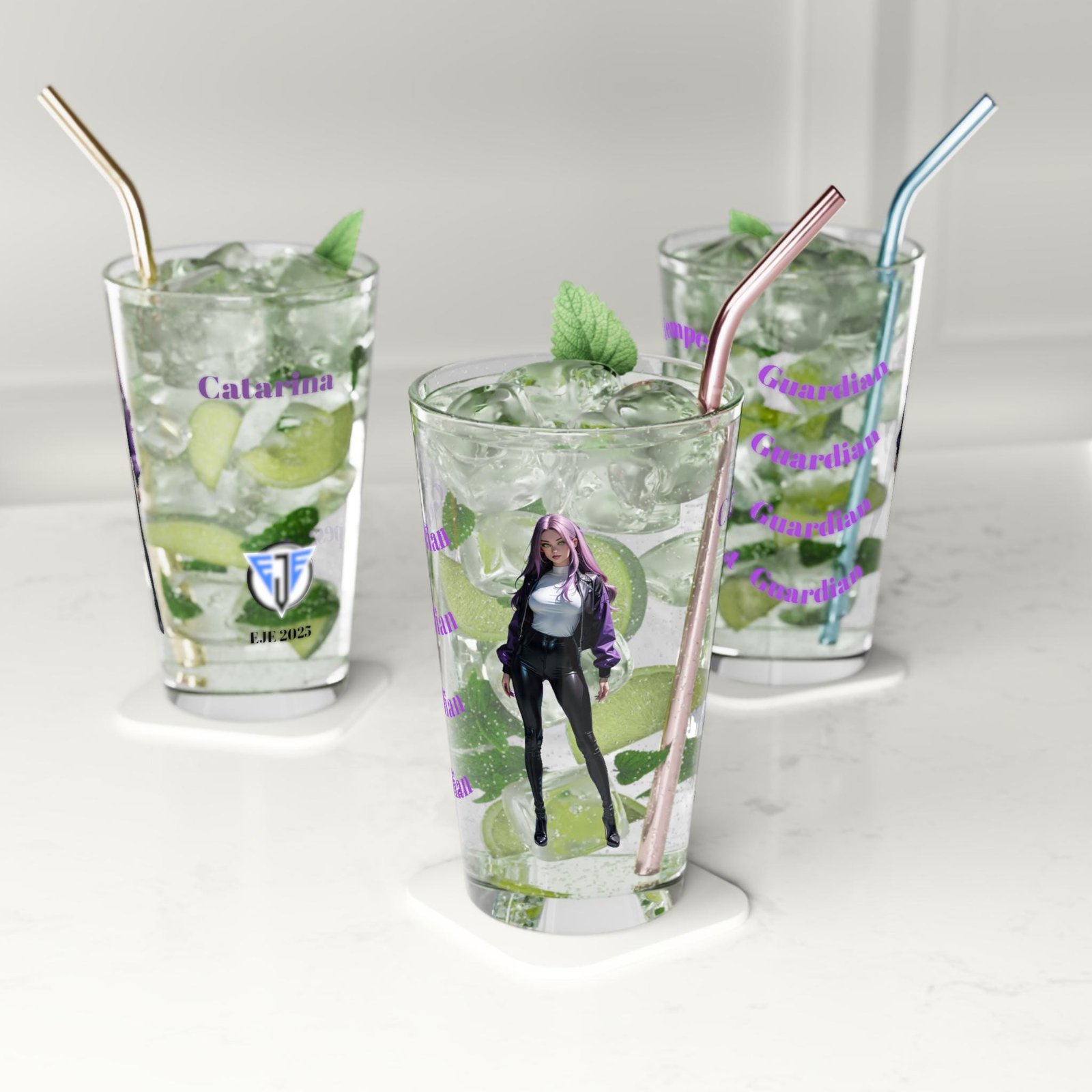 Catarina's Tempest Guardian Glass, 16oz - Perfect for Gifts, Parties, Home Bars, Beer Lovers, Unique Drinkware - Image 5