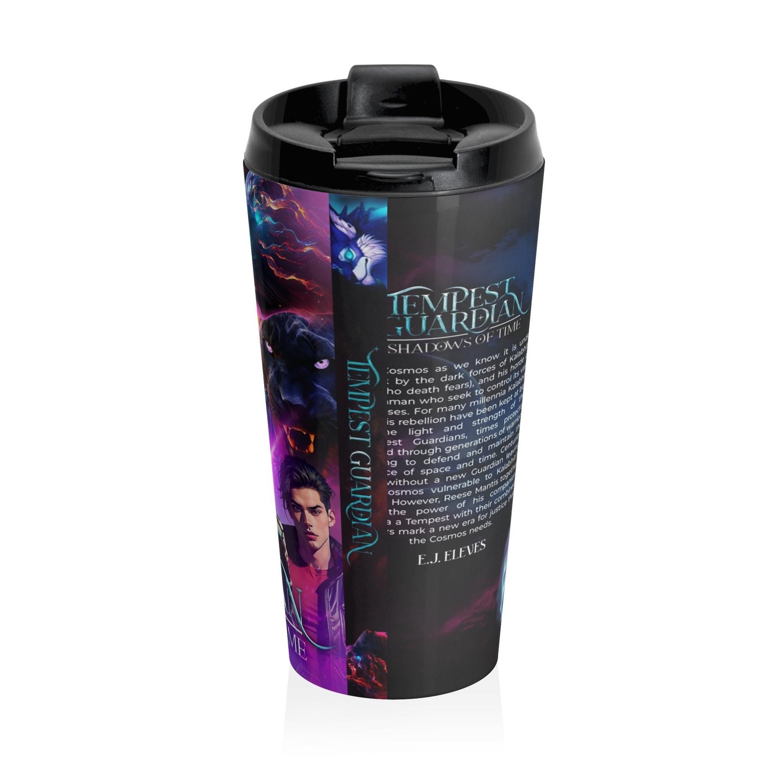 Tempest Guardian Stainless Steel Travel Mug - Perfect for Book Lovers, Coffee Drinkers, Gifts, Travel, and Cosplay Events - Image 2