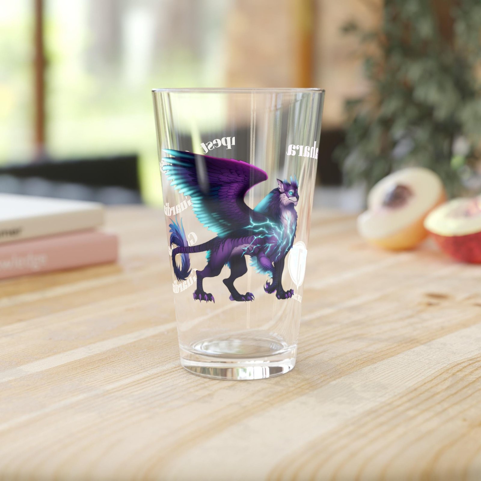 Sahara's Pint Glass, 16oz - Unique Drinkware for Gaming Night, Great Gift for Fantasy Lovers, Barware, Home Decor, Party