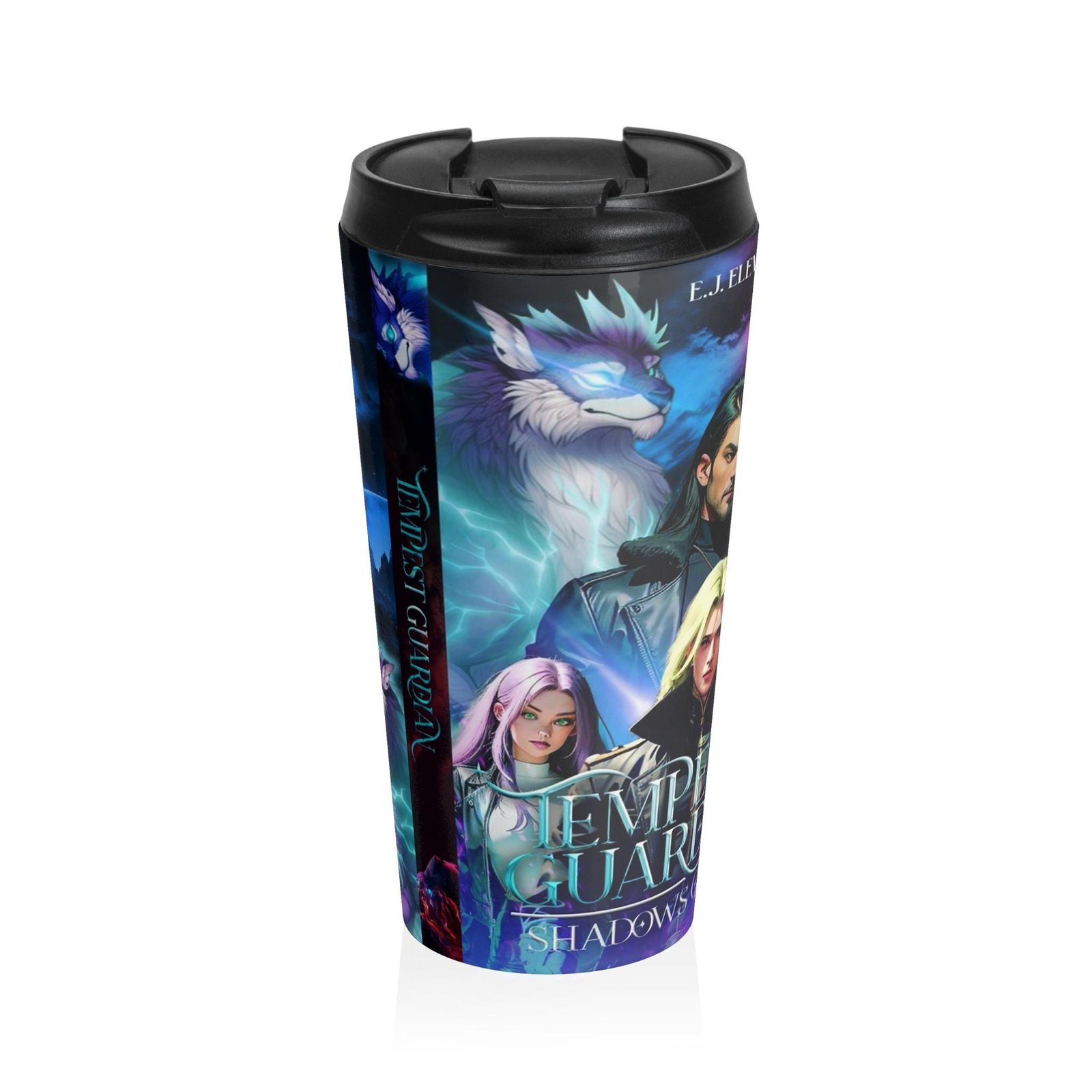 Tempest Guardian Stainless Steel Travel Mug - Perfect for Book Lovers, Coffee Drinkers, Gifts, Travel, and Cosplay Events